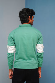 Full Sleeve Los Angeles Zipper Sweatshirt | Trending Winter Wear - Ramar Green